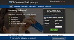 Desktop Screenshot of fileconsumerbankruptcy.com